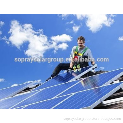 Off grid 3kw home solar system on flat roof